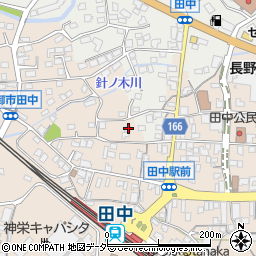 長野県東御市田中44周辺の地図