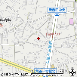 茨城県水戸市元吉田町153周辺の地図