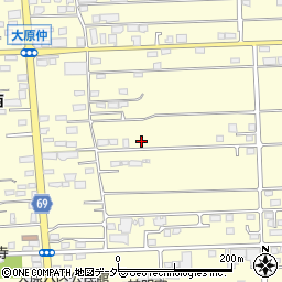 群馬県太田市大原町554-3周辺の地図