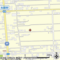 群馬県太田市大原町554-7周辺の地図