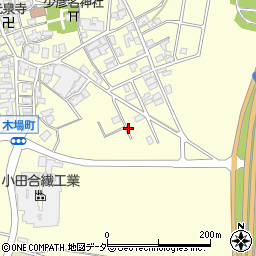 石川県小松市木場町や周辺の地図