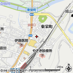 長野県安曇野市明科中川手東栄町4176周辺の地図