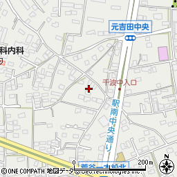 茨城県水戸市元吉田町153-13周辺の地図
