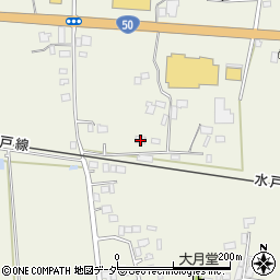茨城県桜川市友部1171周辺の地図