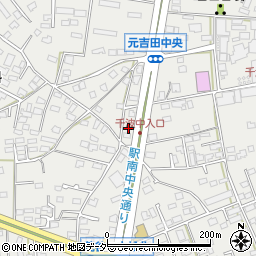 茨城県水戸市元吉田町321周辺の地図