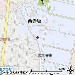 茨城県ひたちなか市西赤坂3959周辺の地図