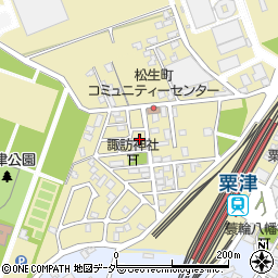 石川県小松市松生町周辺の地図