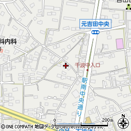 茨城県水戸市元吉田町153-1周辺の地図