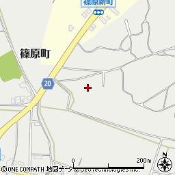 石川県加賀市篠原町サ周辺の地図