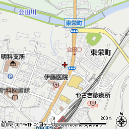 長野県安曇野市明科中川手東栄町4203周辺の地図