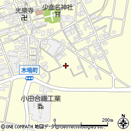 石川県小松市木場町周辺の地図