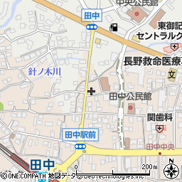 長野県東御市田中52-1周辺の地図