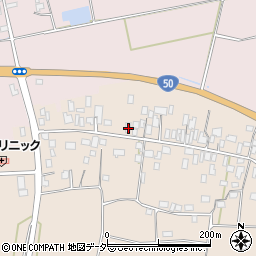 茨城県桜川市加茂部317周辺の地図