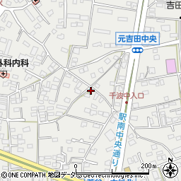 茨城県水戸市元吉田町153-9周辺の地図