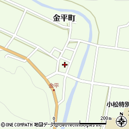 石川県小松市金平町ヲ周辺の地図