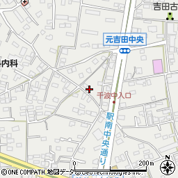 茨城県水戸市元吉田町152-1周辺の地図