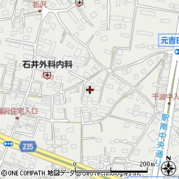 茨城県水戸市元吉田町141-4周辺の地図