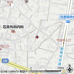 茨城県水戸市元吉田町139-1周辺の地図