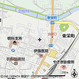 長野県安曇野市明科中川手東栄町4207周辺の地図
