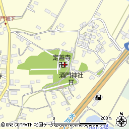 定善寺周辺の地図