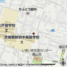 茨城県水戸市千波町2849-16周辺の地図