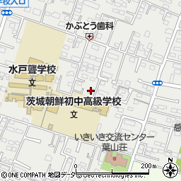 茨城県水戸市千波町2849-9周辺の地図