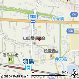 茨城県桜川市友部981周辺の地図