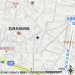 茨城県水戸市元吉田町141-2周辺の地図
