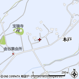 茨城県笠間市本戸506周辺の地図