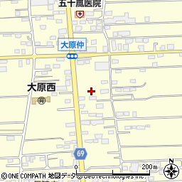 群馬県太田市大原町598-2周辺の地図