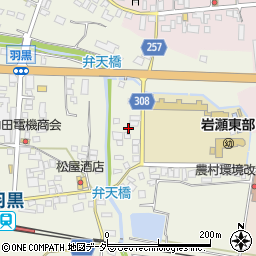 茨城県桜川市友部207周辺の地図