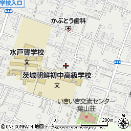 茨城県水戸市千波町2849周辺の地図
