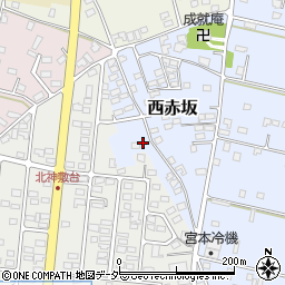 茨城県ひたちなか市西赤坂3952-3周辺の地図