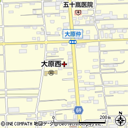 群馬県太田市大原町1757周辺の地図