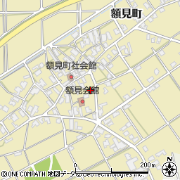 石川県小松市額見町ヨ周辺の地図