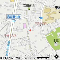 茨城県水戸市元吉田町613-2周辺の地図