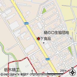 栃木県栃木市樋ノ口町120周辺の地図