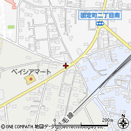 群馬県伊勢崎市上田町207-1周辺の地図