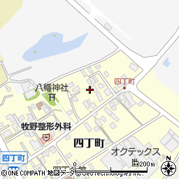 石川県小松市四丁町ヘ周辺の地図