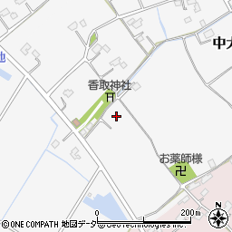 茨城県水戸市中大野693周辺の地図