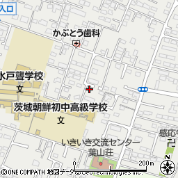 茨城県水戸市千波町2849-24周辺の地図