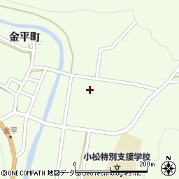 石川県小松市金平町（滝）周辺の地図