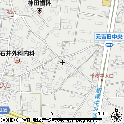 茨城県水戸市元吉田町137-2周辺の地図