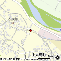 群馬県高崎市上大島町54周辺の地図