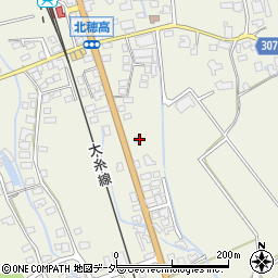 長野県安曇野市穂高北穂高2313周辺の地図