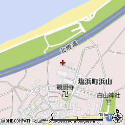 石川県加賀市塩浜町イ15-7周辺の地図