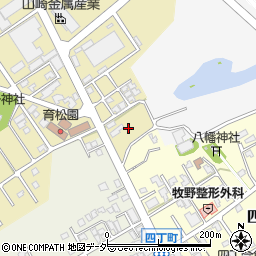 石川県小松市額見町エ周辺の地図