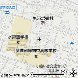 茨城県水戸市千波町2849-25周辺の地図