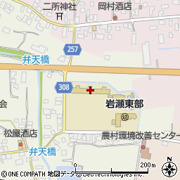 茨城県桜川市友部201周辺の地図