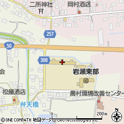 茨城県桜川市友部201周辺の地図